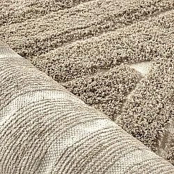 Dywany shaggy - Kindon Natural Cotton Shaggy (beżowy/biały)