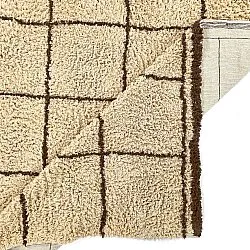 Dywany shaggy - Lana Natural Cotton Shaggy (beż/brąz)