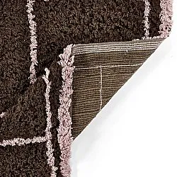 Dywany shaggy - Lana Natural Cotton Shaggy (brązowy)