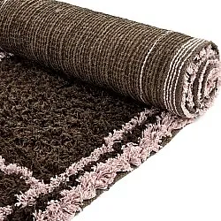 Dywany shaggy - Lana Natural Cotton Shaggy (brązowy)
