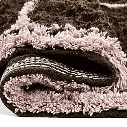 Okrągły dywan - Lana Natural Cotton Shaggy (brązowy)