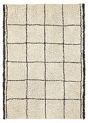 Dywany shaggy - Lana Natural Cotton Shaggy (kremowy/ciemnoszary)