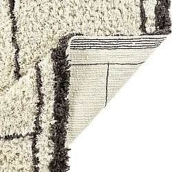 Dywany shaggy - Lana Natural Cotton Shaggy (kremowy/ciemnoszary)