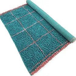 Dywany shaggy - Lana Natural Cotton Shaggy (turkusowy/różowy)
