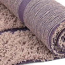 Dywany shaggy - Lindley Natural Cotton Shaggy (różowy/fioletowy)