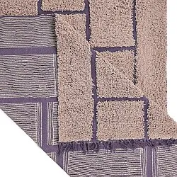 Dywany shaggy - Lindley Natural Cotton Shaggy (różowy/fioletowy)