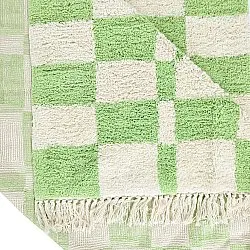 Dywany shaggy - Maranello Natural Cotton Shaggy (zielony)