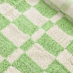 Dywany shaggy - Maranello Natural Cotton Shaggy (zielony)