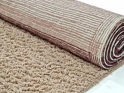 Dywany shaggy - Mareto Natural Cotton Shaggy (brązowy)