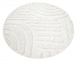 Okrągły dywan - Margo Natural Cotton Shaggy (offwhite)