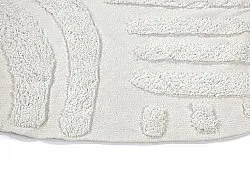Okrągły dywan - Mavis Natural Cotton Shaggy (offwhite)