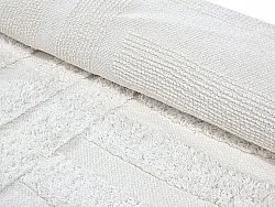 Okrągły dywan - Margo Natural Cotton Shaggy (offwhite)