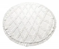 Okrągły dywan - Pamplona Natural Cotton Shaggy (offwhite)