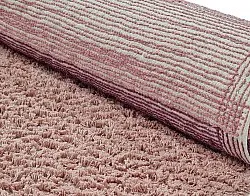 Okrągły dywan - Pione Natural Cotton Shaggy (różowy)