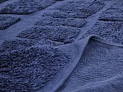 Dywany shaggy - Salem Natural Cotton Shaggy (ciemny niebieski)