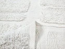 Okrągły dywan - Salem Natural Cotton Shaggy (offwhite)