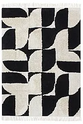Dywany shaggy - Siberia Natural Cotton Shaggy (offwhite/czarny)