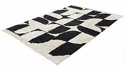Dywany shaggy - Siberia Natural Cotton Shaggy (offwhite/czarny)