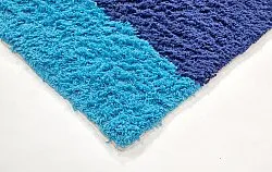 Dywany shaggy - Taro Natural Cotton Shaggy (niebieski)