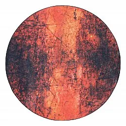 Okrągły dywan - Wells (pomarańczowy)