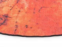 Okrągły dywan - Wells (pomarańczowy)