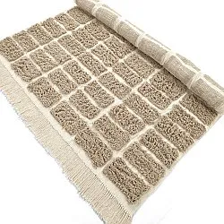 Dywany shaggy - Zola Natural Cotton Shaggy (beżowy)