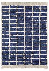 Dywany shaggy - Zola Natural Cotton Shaggy (niebieski)