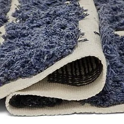 Dywany shaggy - Zola Natural Cotton Shaggy (niebieski)