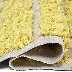 Dywany shaggy - Zola Natural Cotton Shaggy (żółty)