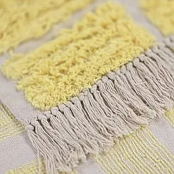 Dywany shaggy - Zola Natural Cotton Shaggy (żółty)