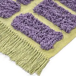 Dywany shaggy - Zola Natural Cotton Shaggy (fioletowy)