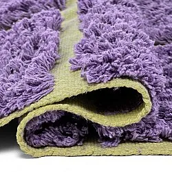 Dywany shaggy - Zola Natural Cotton Shaggy (fioletowy)