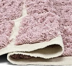 Dywany shaggy - Zola Natural Cotton Shaggy (różowy)