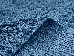 Dywany shaggy - Alba Natural Cotton Shaggy (niebieski)