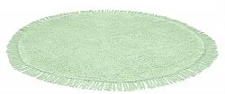 Okrągły dywan - Alba Natural Cotton Shaggy (jasnozielony)