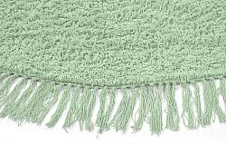 Okrągły dywan - Alba Natural Cotton Shaggy (jasnozielony)