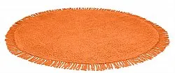 Okrągły dywan - Alba Natural Cotton Shaggy (pomarańczowy)