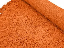 Okrągły dywan - Alba Natural Cotton Shaggy (pomarańczowy)