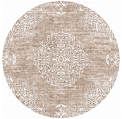 Okrągłe dywan - Milazzo (beżowy)