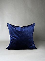 Poszewka na poduszke - Aksamitne poduszki Marlyn (ciemny niebieski)