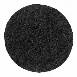 Okrągły dywan - Trim (czarny)