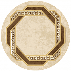 Okrągłe dywan - Olympia (beżowy/brązowy)