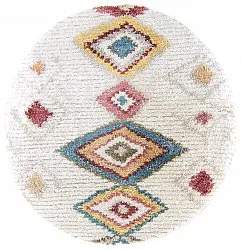 Okrągły dywan - Macchia (beige/multi)