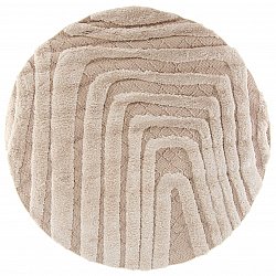 Okrągłe dywany - Zia (beige)