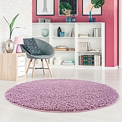 Okrągły dywan - Pastel (fioletowy)