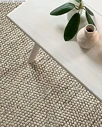 Okrągły dywan - Avafors Wool Bubble (beżowy)
