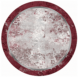 Okrągły dywan - Peri (czerwony/multi)