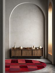 Okrągły dywan - Samadet (czerwony)