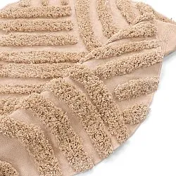 Okrągły dywan - Cazorla Natural Cotton Shaggy (beżowy)