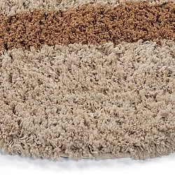 Okrągły dywan - Cefalu Natural Cotton Shaggy (wielokolorowy)